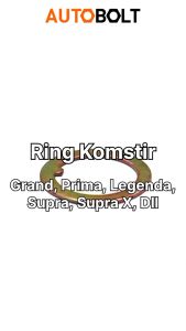 Ring Komstir Honda Beat FI F1 Pop Sporty & Vario 110 125 150 LED & Scoopy & Spacy Karbu & Supra X 125 Fit & Grand & Impressa & Karisma & Genio & Legenda & Revo Comstir