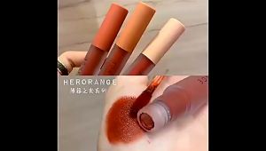 HERORANGE Lipstik Velvet Matte Korea Lip Glaze Ringan Tahan lama Tahan air-GY