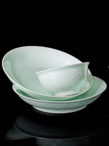 JINGDITAOCI | Song Style Underglaze Colored Porcelain Dinnerware Set