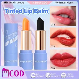 Lip Tint Waterproof Lipstick Moisturizes Color Changing Lip Balm Anti cracking and not easy to fade