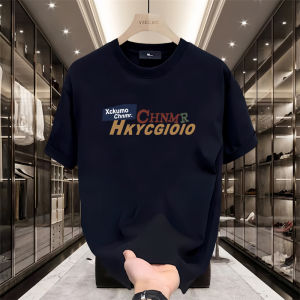 American Style Heavyweight 270G Pure Cotton Casual Short Sleeve Mens T-shirt Summer New Trend Loose Half Sleeve Top