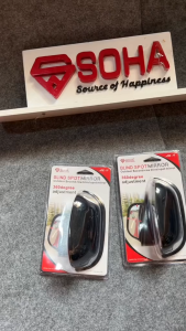 AM-19 Spion Pintu Mobil Car Blind Spot Wide View Tambahan Kaca Pintu Mobil Samping Titik Buta - Kaca Jernih, Pasang Mudah, Harga Murah (READY STOCK)