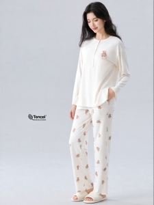 Mom Jane | Postpartum Nursing Sleepwear with Padding Long Sleeve Modal