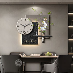 RUIBAHAO | Elegant Minimalist Wall Clock for Dining and Living Room