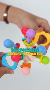 IQAngel Gripnchew Sensory Teether Toy / Mainan Gigitan Anak Bayi/ Mainan kerincingan Anak Bayi