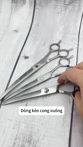 Wingsbro 7 inch Kéo cắt tỉa lông thú cưng kéo cắt lông chuyên nghiệp cho chó và mèo Cắt tỉa chính xác và an toàn bạc
