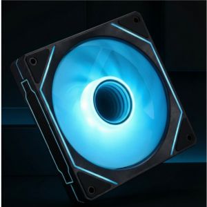 Pentagon 4th Gen CPU Cooler Fan RGB Lighting Minimalist Aesthetic for DIY Computer Tower Case - Temperature Controlled Colorful
