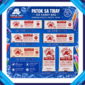 PE Ice Candy Bags (Patok) – Available in Various Sizes [5 & 10 Packs For Less Price]