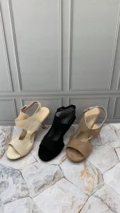 High Heels Strap Elegant Casual Shoes For Women Stylish Korea H5079