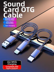 Tenlamp | Live Streaming Audio Card OTG Adapter Type-C Universal