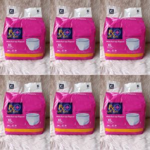 6 Packs Rx Dr Care Pull Up Diaper Large Disposable Adult