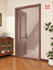MiiOW | Fly And Mosquito Protection Door Curtain Mesh With Full Magnetic Strips Self-adhesive