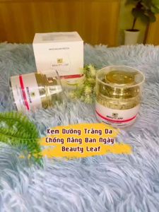 Kem Dưỡng Trắng Da Ban Ngày Chống Nắng Mờ Thâm Nám Tàn Nhang Nuôi Dưỡng Làn Da Trắng Sáng Hồng Hào Từ Sâu Bên Trong Golden Health Beauty Leaf SPF15 50ml - Phụng Store 2