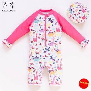 nikoscout | Sun Protection Quick Dry Princess Dinosaur Swimsuit