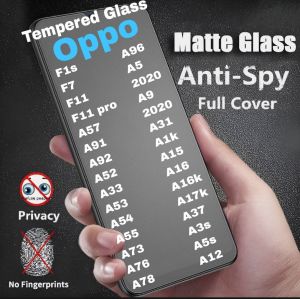 ANTI GORES OPPO THEMPERED GLASS SPY CRAMIC Oppo A16 A37 A3S F1S F7 F11 F11Pro a57 a71 a92 a52  a33 A53 A54 A55 A73 a76 A78 a96 A11 a15A a54 a17 ANTI MINYAK ANTI KEPO