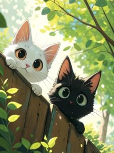 BILIBILI | 500/1000/1200/2000PCS Jigsaw Puzzle Cute Cat And Pig Cartoon Animal Art For Adults Great Weekend Relaxation And Family Fun
