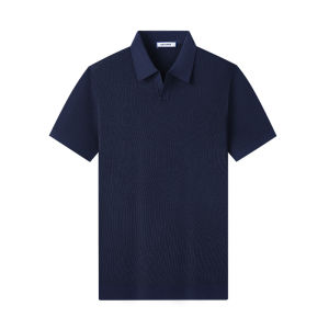 KALTENDIN | Sleek Mulberry Silk Seagull Collar Comfortable Polo Shirt