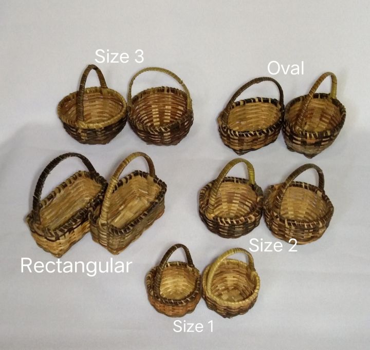 PREORDER- Mini Basket in Bronze Vert Week-End main image 1
