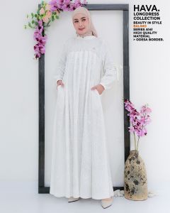 Gamis Dress Wanita Terbaru Motif Payet Hava Longdress by bAlimo
