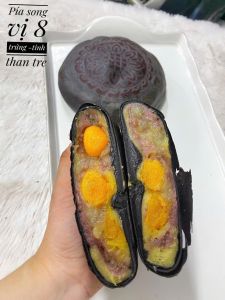 Bánh Pía Song Vị 8 trứng than tre 500g