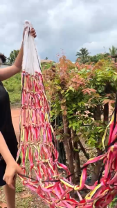 เปลญวนเชือกผ้าแบน แข็งแรง รับน้ำหนักได้ดี เปลนอนสบาย จัดส่งด่วน