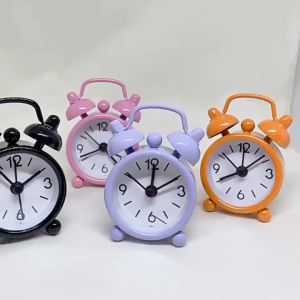 Jam Beker Kring Mini Polos Jam Weker Meja Besi Classic Alarm Clock