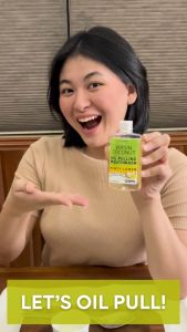 Cocobody Oil Pulling Natural Mouthwash Minty Lemon 120ml