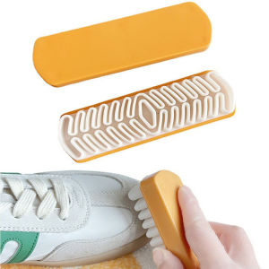 White Rubber Crepe Shoe Brush Household Necessary Leather Brush For Suede Boots Bags Scrubber Cleaner