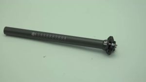 LONGAND Carbon Fiber Seatpost 27.2/31.6mm 0mm Offset 350/400mm Lightweight MTB Road Bicycle Seat Column Bike Spare Parts