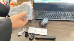 เครื่องดูดฝุ่นแบบพกพา ขนาดเล็กแบบไร้สาย ดูดฝุ่นในรถยนต์ ภายในบ้าน