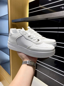 New Spring Summer Mens Casual Pure Color Sport Shoes Fashionable All-Match Leisure Footwear Breathable round Toe Rubber Sole