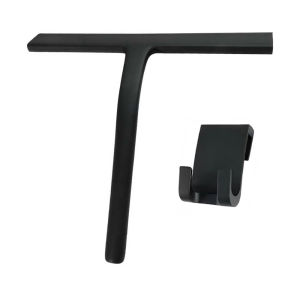 All-Purpose Shower Squeegee Stainless Steel Silicone Bath Squeegee Window Shower Door Squeegee for Shower Glass Doors with Hook
