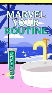 MARVIS Classic Strong Mint Fluoride Toothpaste 85mL