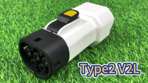 Type2 V2L Discharger Adapter to EU Socket Electric Vehicle Vehicle to Load for Jaecoo 7 Omoda Renault Geely EX5 Hyundai XPENG