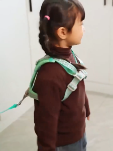 Anti-Lost Baby Walking Harness Reflective with Traction Rope Anti-Lost Children Safety Harness Adjustable Wrist Link Multifunctional Kids Safety Travel Essential