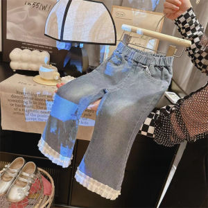 Fashionable Solid Color Knit Vest Shirt & Jeans Set