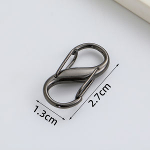 S-Shaped Adjustable Buckle DIY8 Word Crossbody Bag Accessories Spring Clip Chain Length Adjustment Fashionable Bag Parts