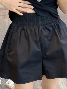 Summer Thin High Waist Wide Leg Short Pants Womens Loose Fashionable Hot Pants plus Size Comfortable Straight Cut Trousers