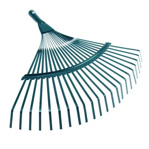 1Pc 22-tooth Garden Leaf Rake Grass Farming Rake Durable Iron Potting Garden Rake for Gardeners and Landscapers Reliable Tools