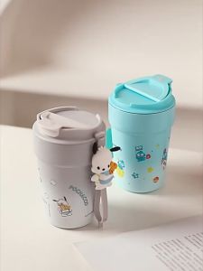 Termos Tumbler Sanrio 480ml BPA Free Stainless Steel 304 untuk Sekolah dan Kantor/ Mug Coffee