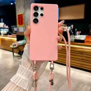 szhaiyu | Crossbody Phone Case for Samsung Galaxy S26 Ultra S25FE S24 S23 S22 S21 Plus A56 A16 A36 A26 A17 A07 A57 A37 Silicone Soft Cover