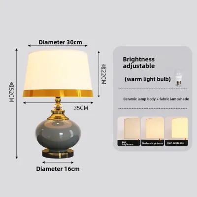 Abotu | Decorative Ceramic Table Lamp for Bedroom Living Room Study