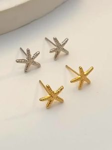 New Exaggeration Ocean Shell Texture Stud Earrings For Women Trendy Accessories Personalization Jewelry Earrings Daily Wear
