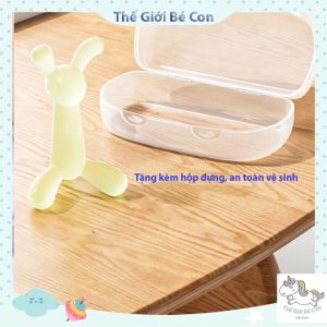 Gặm nướu silicone cho bé sơ sinh giai đoạn mọc răng an toàn cho bé