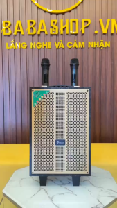 Loa Xách Tay Leong L301 Kèm 2 Micro Công Suất Lớn Bass Cực Mạnh Echo Reverb Âm Thanh Trong Sáng Bass Cực Mạnh.
