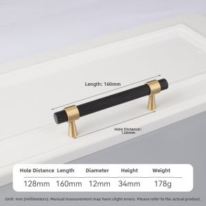 Roll Pattern Brass Handle