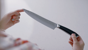 PAUDIN Chef Knife Hammered Stainless Steel Kitchen Knife Pisau Dapur 8 Inch