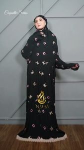 NAFHA - Mukena Terusan Dewasa Bordir Coquette