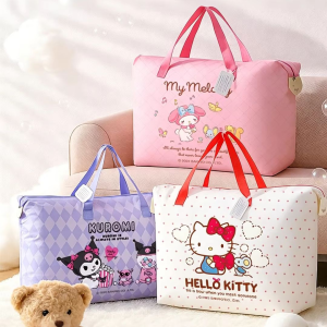 Sanrio | Sanrio Large Capacity Storage Bag Cotton Duvet Bag Cartoon Travel Seasonal Moving Clothing Storage Classification And Sorti