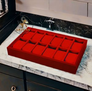 Display Jam Tangan Mewah 12 Grid Tempat Penyimpanan dan Pajangan Untuk Jam Tangan Mewah 12 Grid